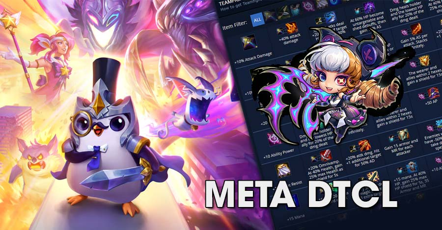 Hướng dẫn xem Meta DTCL mùa mới nhất